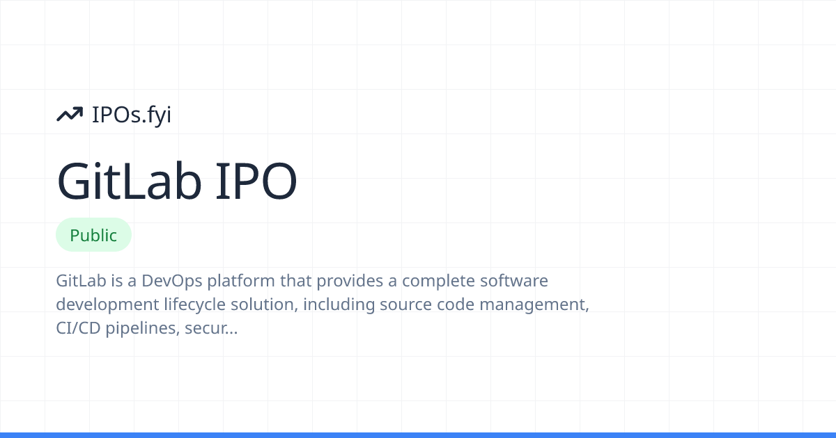GitLab IPO Review: How It Went & Stock Performance | IPOs.fyi
